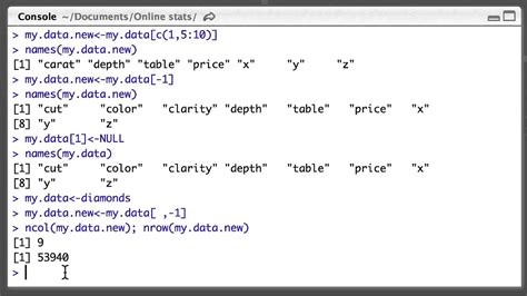 remove columns in dataframe r